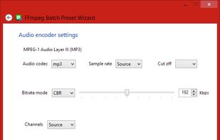 FFmpeg Batch A/V Converter screenshot 2