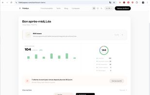 Dashboard demo page