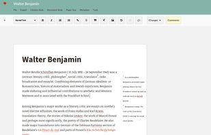 Fidus Writer screenshot 1