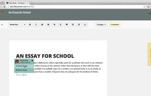 Fidus Writer screenshot 1