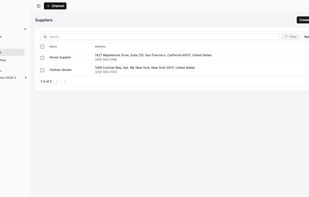 Manage and monitor supplier relationships and performance