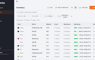 Webapp - inventory