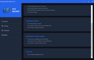 File Backup Tool screenshot 1