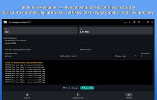 Bulk File Renamer — Rename hundreds of files instantly