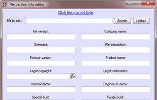 File version info editor screenshot 1