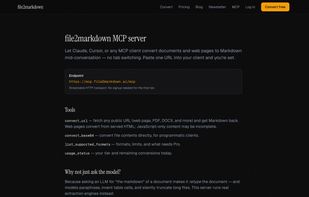 the /mcp page