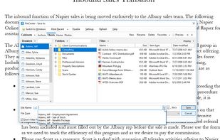 Save files with pre-defined naming rules