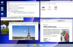 Web-based desktop environment. Right in the browser.