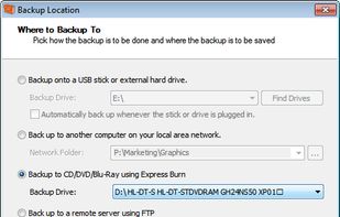 FileFort Backup Software screenshot 1