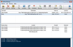 FileFort Backup Software screenshot 2