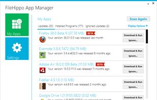 FileHippo App Manager screenshot 1