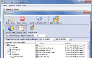 FILEminimizer Desktop screenshot 1