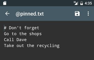 Filenotes screenshot 2