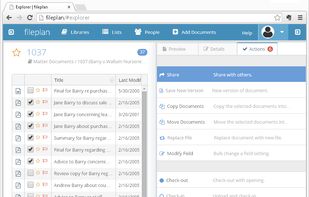 Share documents via email while maintaining access controls.