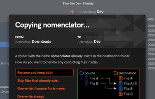 Smart merging options.