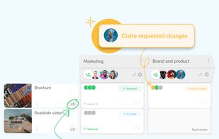 Filestage’s digital proofing software makes stakeholder management a breeze. Instead of chasing reviewers on email and setting up spreadsheets to keep track, you can see everything in your dashboard in real time. Every file, version, change request, and approval, all in one place.
