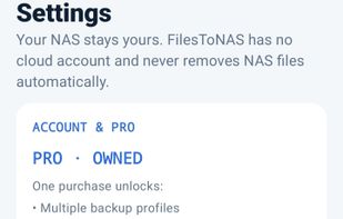 FilesToNAS screenshot 3