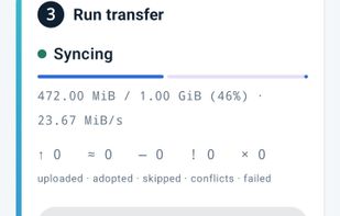 FilesToNAS screenshot 2