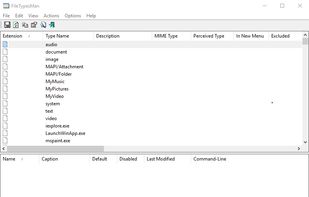 FileTypesMan screenshot 1
