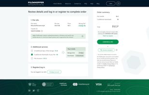 FileWhopper - Order Summary Page
