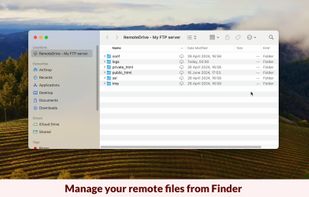 Seamless integrated with Finder