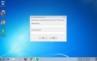 Setting New Master Password