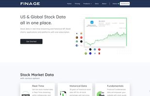 Finage Stock Product Page