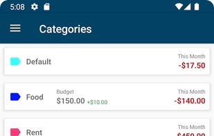 Finance Manager (PFA) screenshot 1