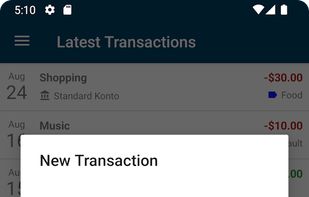 Finance Manager (PFA) screenshot 2