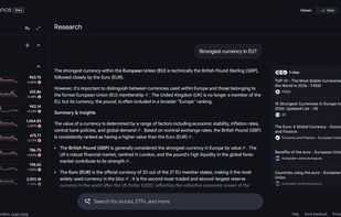 Google Finance screenshot 2