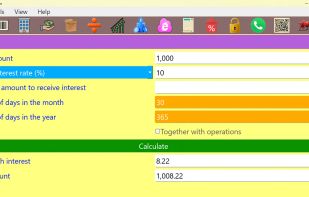Financial Calculator 7.10 screenshot 1