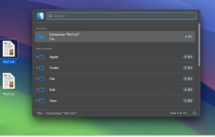 Finbar remembers every menu item you’ve selected, gradually accumulating a list of your favorite menu items. This list stays relevant across launches, and even when menu items have a dynamic, varying title.