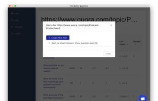 Get alerted when questions gain popularity