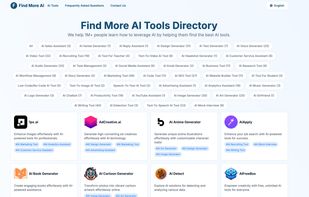 Find More AI Landing Page