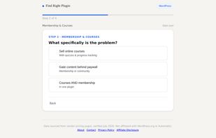 Step 2: narrow down to your specific pain point within the chosen category.