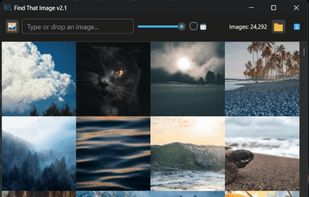 Search your own images fast using text or images