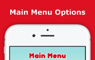 Main Options Menu