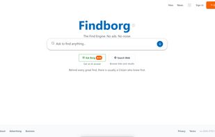 Findborg homepage