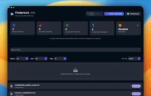 Finderlock screenshot 1