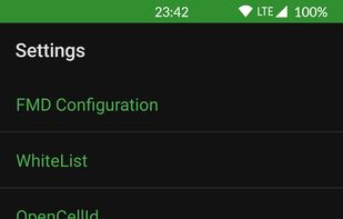 FindMyDevice (FMD) screenshot 1