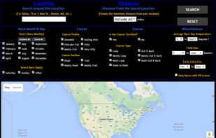 FindMyMarathon.com screenshot 1