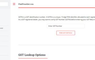 FindYourGst.com screenshot 1