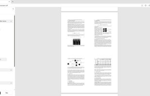 Before: the same PDF combined with Windows' built-in "print 4 pages per sheet". Each page keeps its white margins, so the actual text shrinks and gets hard to read.