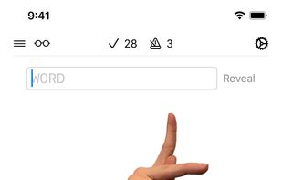 Fingerspelling screenshot 1