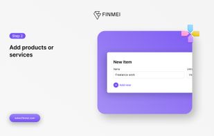 Add products or services