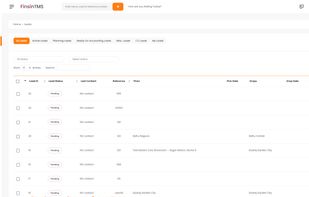 All new created loads are display here.