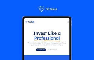 FinTok Landing Page