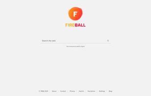 Fireball homepage  