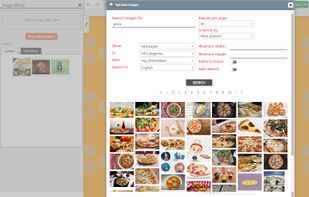 Our free image database makes creating emails even easier. You can also edit your images directly in the app with our image editor.