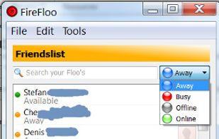 FireFloo Communicator screenshot 1